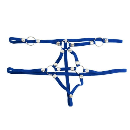 Yuhangmm Men s Solid Color Sexy Underwear Ring Hollow Underwear Thong plus Size Lingerie for Women