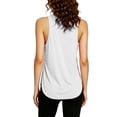 thumbnail image 6 of Simua Women Round Neck Tank Tops Solid Color Casual Loose Sleeveless Blouse For Spring Summer Daily Office Outdoor, 6 of 8