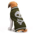 thumbnail image 2 of Halloween Dog Sweaters Sets Grass Green Skull Boo Puppy Dog Clothes Pet Knitwear for Dog Cat Pet Costume-XXL, 2 of 6