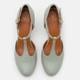 thumbnail image 2 of Zapatos MOOMMO de vestir grises para mujer, tacón bajo de gatito, 5 cm, 2 of 7