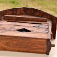 thumbnail image 3 of Rural Wall-mounted Wooden Mailbox With Window, 3 of 5