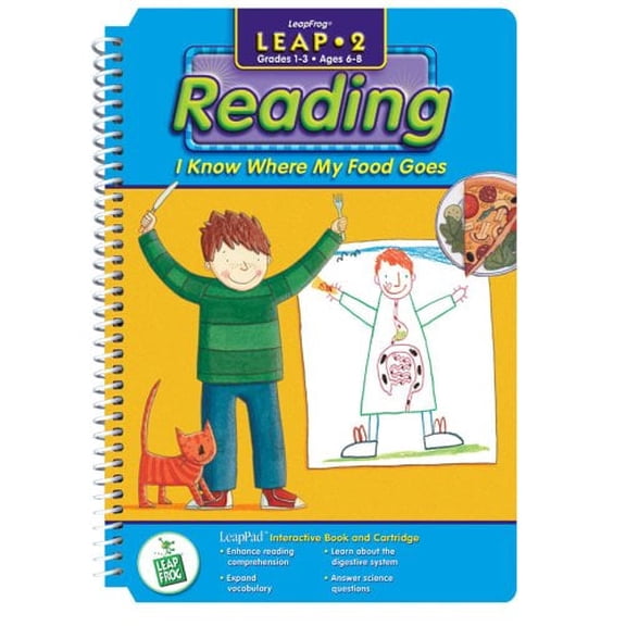 LeapPad: I Know Where My Food Goes Interactive Book & Cartridge - Leap Pad