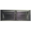 6" x 16" S166 Brown Soffit Vent With 1/8" Mesh, Each
