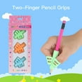 thumbnail image 4 of 3pcs Two-Finger Silicone Pencil Grips Pen Holder Ergonomic Writing Aid Posture Correction Tool for Kids Preschoolers, 4 of 8
