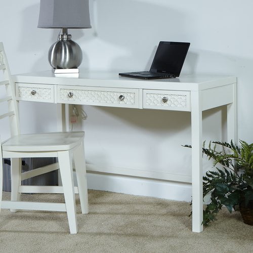 My Home Furnishings Amanda Writing Desk With 3 Drawers My Home Furnishings Amanda Writing Desk With 3 Drawers
