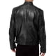 thumbnail image 3 of Chaqueta de cuero delgada con cuello de cuero PU y bolsillo tipo cárdigan con cremallera de gran tamaño para hombre, 3 of 6