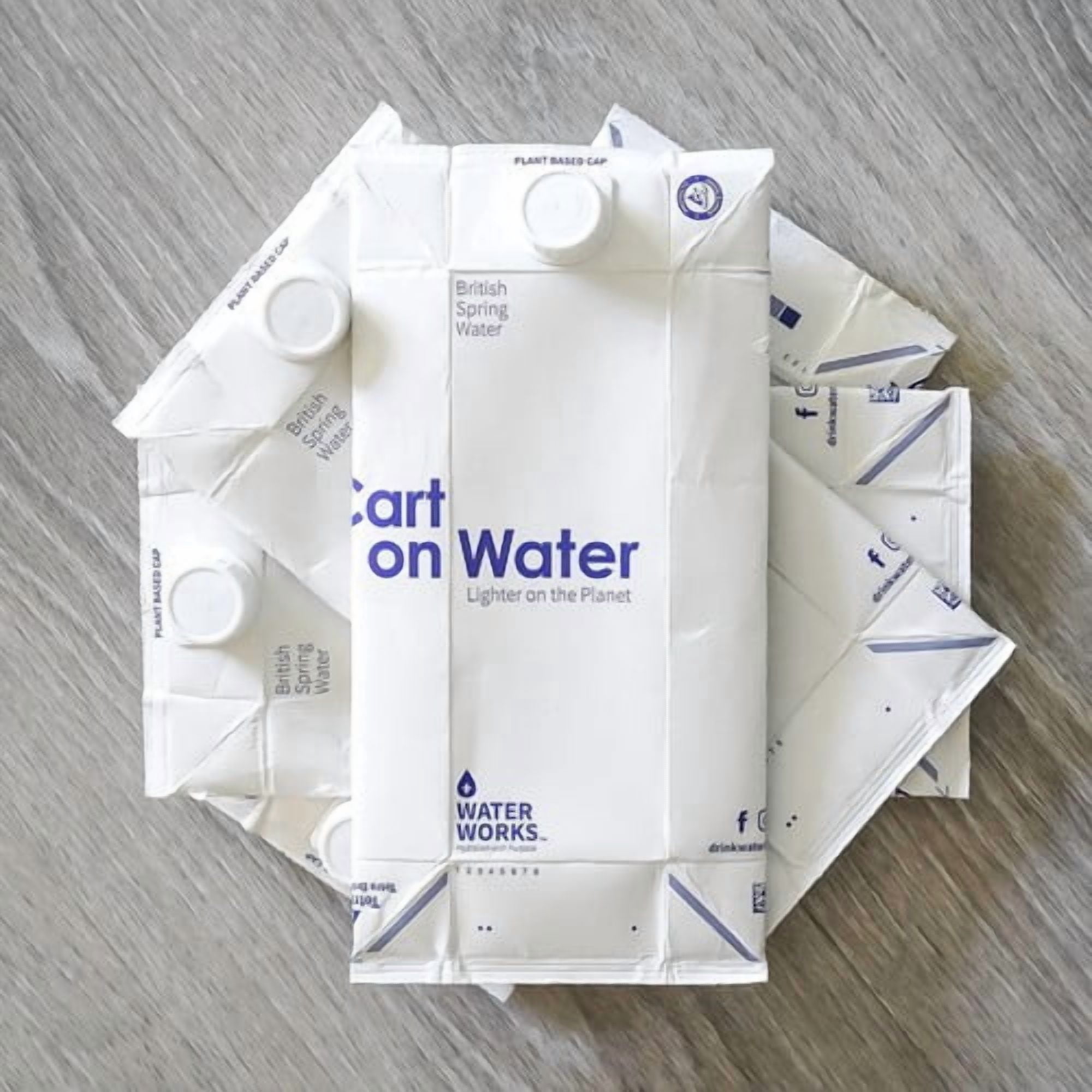 Carton Water Local Spring Water in a Box 12 x 1L, British Import (Pack of 2)