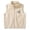 Beige, variant on YunPes Unisex Kids Micro Fleece Vest Full-Zip Sleeveless Stand Collar Jacket Tops Fall Winter Warm Layer Outerwear for Boys Girls