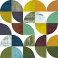 thumbnail image 3 of Calkins, Michelle 15x15 Black Modern Framed Museum Art Print Titled - Rustic Rounds 3.0, 3 of 5