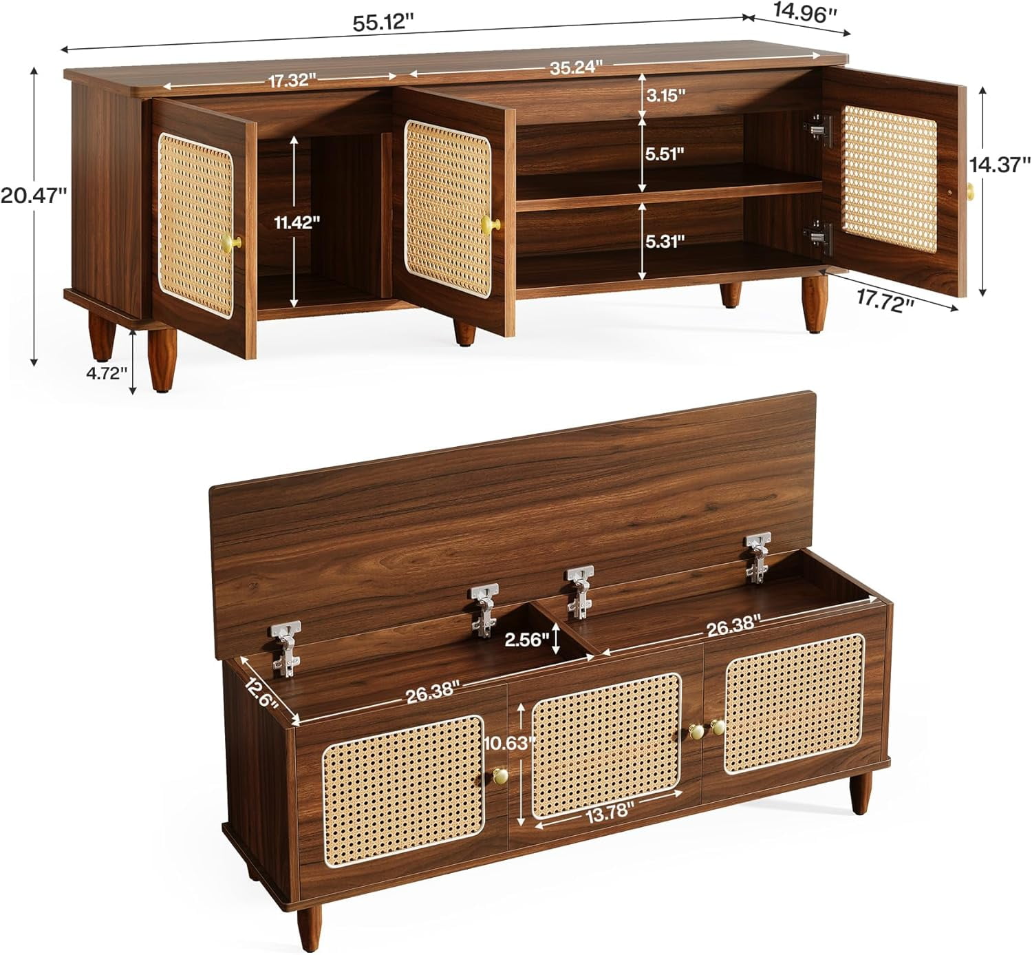 Tribesigns Shoe Bench - Thumbnail 3