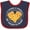 Navy and Red, variant on Inktastic I Stole a Pizza My Daddy's Heart Boys or Girls Baby Bib