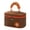 Beige, variant on Travel Makeup Organizer Bag, Portable Cosmetic Storage Pouch For Travel With Water-Resistant Fabric Zippered Case For Toiletries, Brushes, Cosmetics, Jewelry, Orange Travel