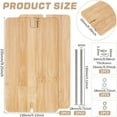 thumbnail image 2 of 9.3x5.9inch Wooden Book Press Portable Book Binding Flat Paper Press, 2 of 7