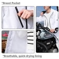 thumbnail image 2 of Unisex Waterproof Motorcycle Rain Suit | Men's Women's 2 Piece Jacket and Trousers | Reflective Motorcycle Waterproofs for Bike, Scooter Cycling | All Weather Outdoor Rain Gear, 2 of 7