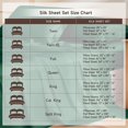 thumbnail image 4 of THXSILK 4 Pcs Silk Sheet Set, Luxury Bedding Sets, 1 Fitted Sheet, 1 Flat Sheet & 2 Pillowcase, 100% Natural Mulberry Silk,King Size, 4 of 8