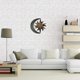 thumbnail image 1 of Decoración de pared de sol y luna, estatua temática celestial, adorno artístico de Metal colgante para el hogar ShuxiuWang 8390614708921, 1 of 1