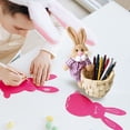 thumbnail image 3 of Kbndieu Bunny Easter Basket, Rattan Woven Storage Baskets Decorative Fruit Candy Bowl Food Small Basket for Storing Easter Party Favors, 3 of 4