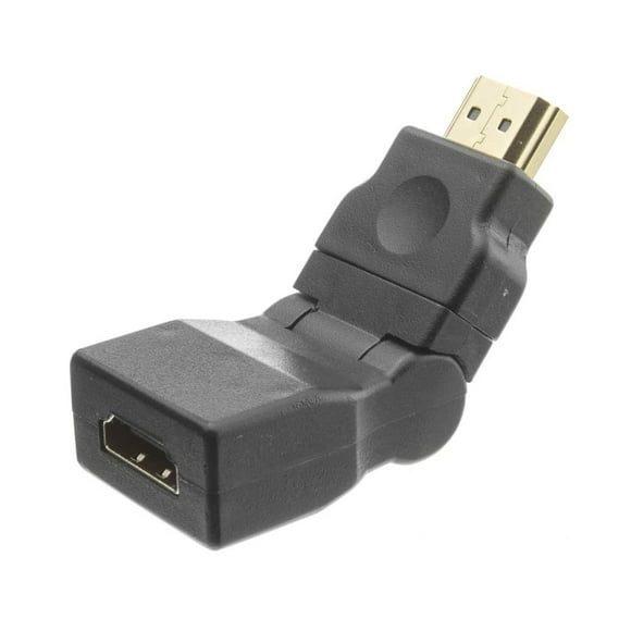 ACL Adaptateur Pivotant HDMI Mâle vers HDMI Femelle Inclinaison 360 Degrés 180 Degrés, Lot de 25