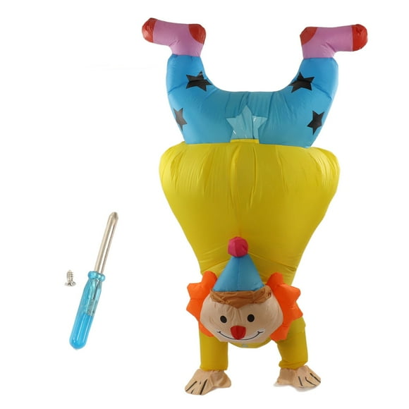 Disfraz Inflable De Halloween Jadeshay para Adultos Disfraz Inflable De Payaso Inflable Máxima Confiabilidad
