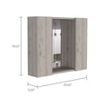 thumbnail image 3 of High - quality Laminated Board, 6 Shelves, Space Saving - Store More in Bathroom, 3 of 4