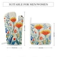 thumbnail image 2 of Watercolor Wildflowers Oven Mitt And Pot Holder Set Oven Glove for Kitchen Baking Cooking Grilling, 2 of 6