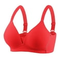 thumbnail image 3 of Bigersell Training Bra for Girls Women Comfortable Breathable Bra Underwear No Underwire Women's Plus Size Bra for Female, Style 11230, Red 36B, 3 of 4