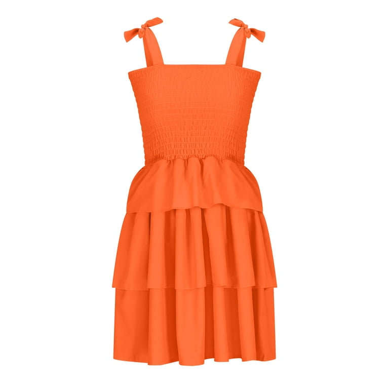 orange formal mini dress Harmony Mini Dress - Orange (FINAL SALE) main image 0