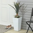 thumbnail image 5 of LuxenHome White MgO 18.5in. H Tall Tapered Planter, 5 of 6