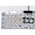 thumbnail image 4 of Eudocia 13 in. 2-Light Indoor Polished Chrome Finish Chandelier with Light Kit, 4 of 5