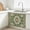 Green, variant on Green Boho Cabinet Curtains 35"W x 35"L, Vintage Ethnic Tribe Southwestern Sink Skirt for Bathroom Kitchen Self Adhesive, Desk Privacy Short Curtain for Under Sink Classroom Closet
