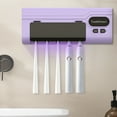 thumbnail image 4 of Multi-Functional Toothbrush and Toothpaste Holder, Family Storage Solution with Automatic Shutdown Protection, Wall-Mounted Organizer for Bathroom Use, 4 of 6
