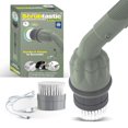 thumbnail image 1 of Bell + Howell Scrubtastic Express Olive Green Rechargeable Handheld Power Scrubber – Cordless Bathroom Cleaner, 1 of 8