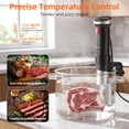 thumbnail image 2 of RUIE Sous Vide Cooker,1100W Precision Cooker with WiFi App Control,LED Touchscreen,Waterproof Immersion Circulator,Fast Heating Sous Vide Machine for Home Kitchen Cooking, 2 of 12