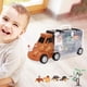 thumbnail image 4 of Juego de Camión de Transporte de Plástico, Remolque, Triceratops cortos Zulema Camión de transporte, 4 of 5