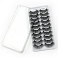 thumbnail image 2 of Pestañas, paquete múltiple, pestañas postizas de visón, volumen, finas, pares, estilo 8D, pestañas postizas, ojos de visón, 10 pares de pestañas, paquete de pestañas dramáticas, 2 of 7
