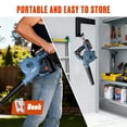 thumbnail image 2 of SENIX 20V Max Cordless 2-in-1 Jobsite Blower/Vac, Up to 75 CFM and 180 MPH, 3-speed Mode, 2.5Ah Battery & Charger Included, BLVX2-M, 2 of 12