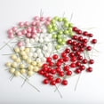 thumbnail image 4 of 100 Mini Bayas Artificiales de Espuma, Estambres Decorativos Multicolor, 4 of 9