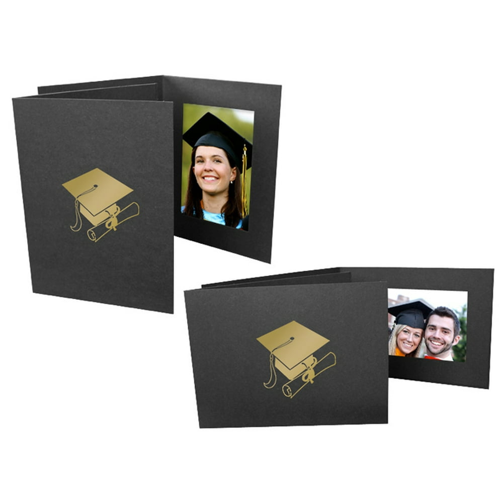 Graduation Photo Folders For 4x6 Horizontal (25 Pack)