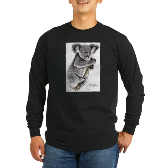 CafePress - Koala Long Sleeve Dark T Shirt - Long Sleeve Dark T-Shirt