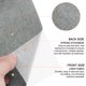 thumbnail image 4 of Parches de reparación de lino Uxcell cinta autoadhesiva de lino fino para tapicería de muebles gris oscuro 15 3/4"x79", 4 of 6