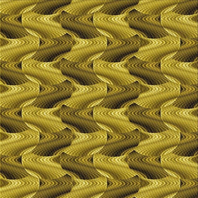 Ahgly Company Tapis d'Intérieur Lavable en Machine Carré Jaune Transitionnel, 8 Pieds Carré