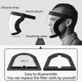 thumbnail image 3 of Máscara de protección facial completa, cubierta protectora de seguridad para ojos con cabeza transparente, viseras de pantalla, herramientas de cocina antiniebla a prueba de viento y polvo, 3 of 5