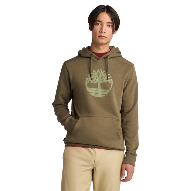 Sudadera con Capucha Timberland Kennebec River Logo Hoja Verde L