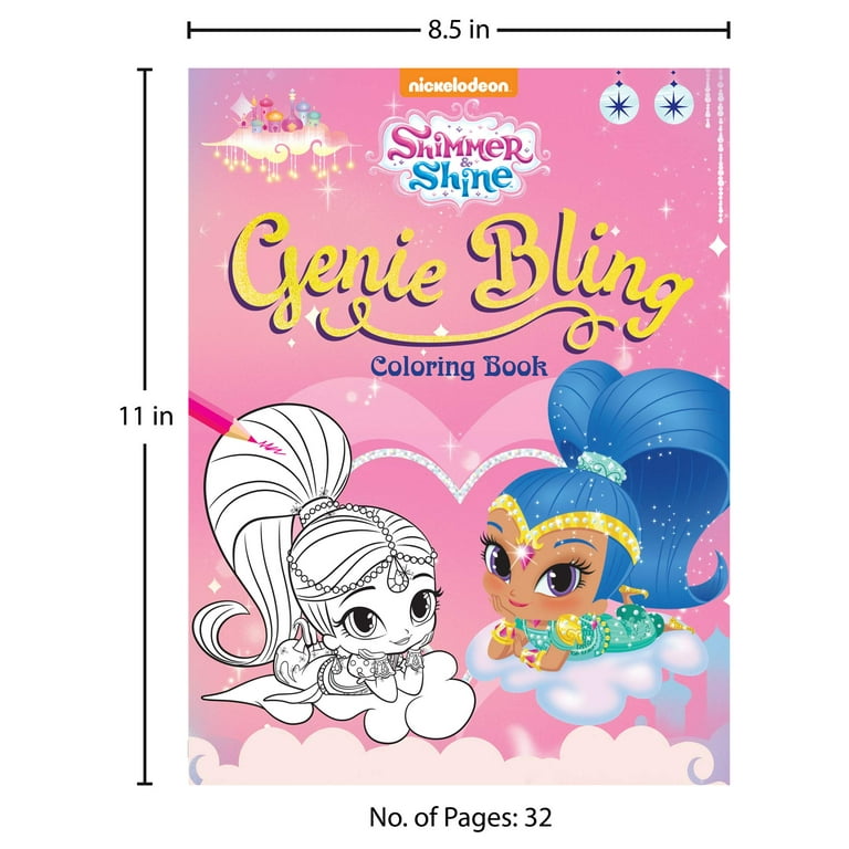 Magical Adventures Giant Coloring Book for Kids (Shimmer and Shine
