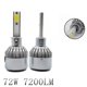 thumbnail image 4 of Bombils de conversión de 2 piezas COB Chip 72W LED 7200LM 6000K Soledad Luz de cabeza H1, 4 of 8