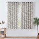 thumbnail image 2 of Cortinas Jinchan, mezcla de lino floral, 160 x 160 cm, 2 paneles, 2 of 8