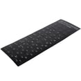 thumbnail image 2 of Etiqueta engomada del teclado hebreo impermeable fondo negro para computadora portátil de escritorio PC, 2 of 5