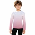 thumbnail image 5 of JAJAHO Girls Boys Rash Guard Swim Shirt For Kids 3-14Y Raglan Long Sleeve Sun Protection Shirts Athletic Rashguard, 5 of 6