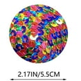 thumbnail image 3 of Colorful Sequins Nipple Cover Pasties Carnivals Raves Party Reusable Sticky Bras Tassels Chest Sticker for Women, 3 of 9