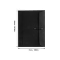 thumbnail image 2 of PENIKOKO 5Pcs Letter Envelope Black Kraft Paper Mailing Envelopes For Travel, 2 of 7